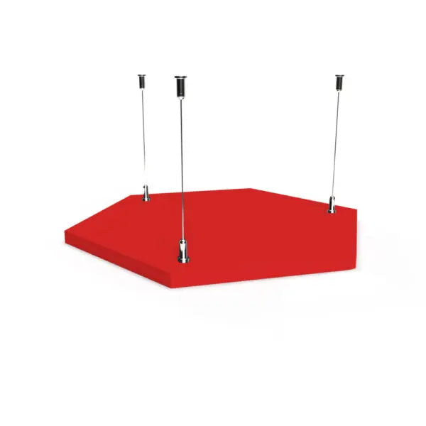 Hexa AIR - Acoustic Suspended Ceiling Panel with hanging mechanism Decormania UK