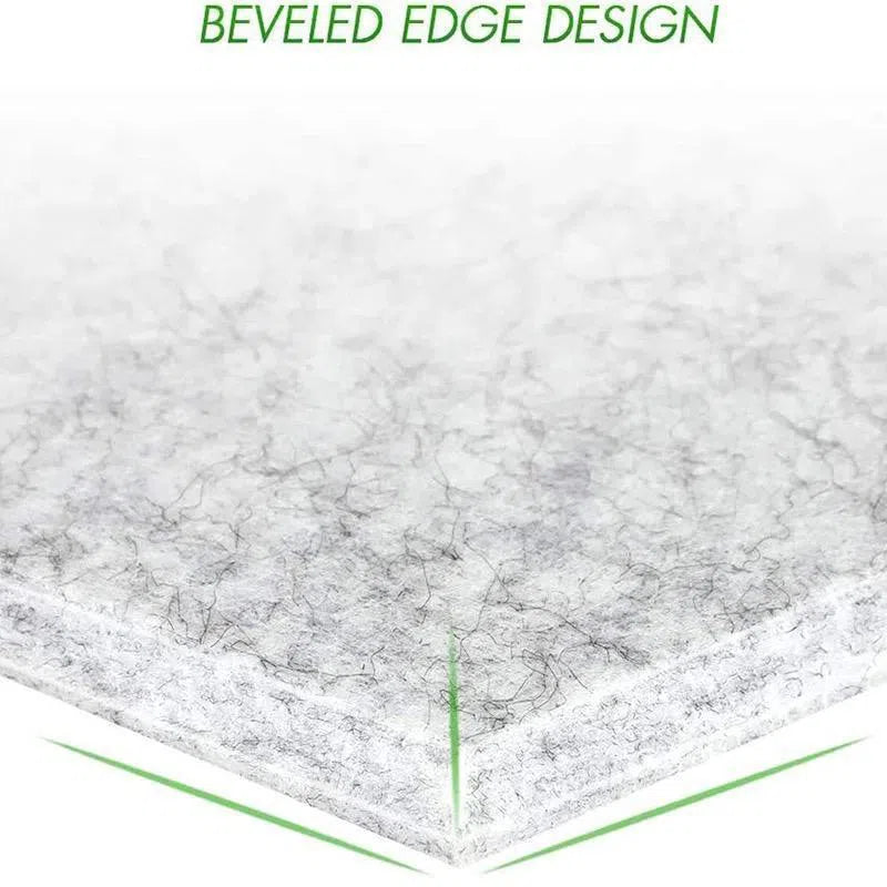 HEXA Felt 3D PET Wall Panels Beveled Edge Design | DecorMania UK