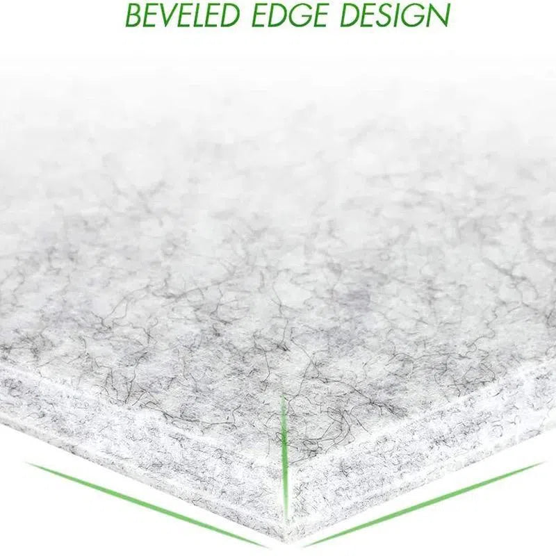 HEXA Felt 3D PET Wall Panels Beveled Edge Design | DecorMania UK