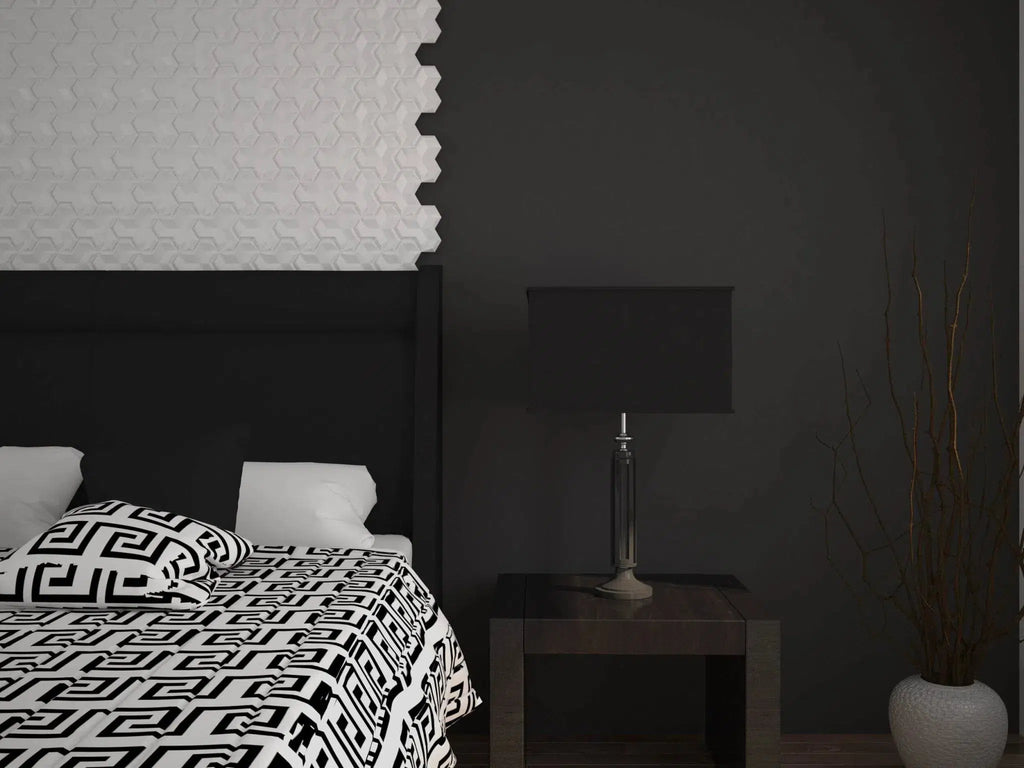 HEXA.2 3D Wall Panel EPS - 3D Polystyrene Wall Panels | DecorMania UK 