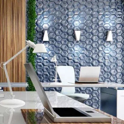 HEXAGON 3D Wall Panel Model 08 - 3D Polystyrene Wall Panels | DecorMania UK