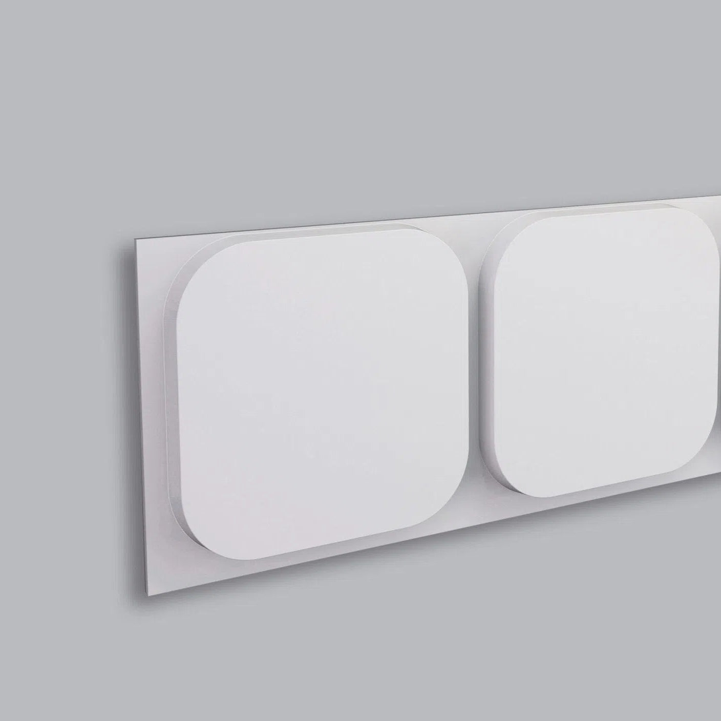 Close up view of ICON 3D Wall Panels ARSTYL® highlighting its intricate pattern and smooth surface | DecorMania UK