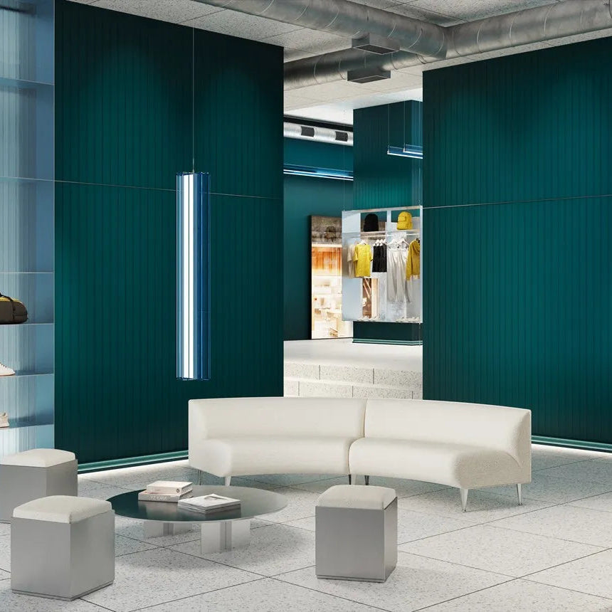 IL14 WALLSTYL LED lighting profile in modern retail interior