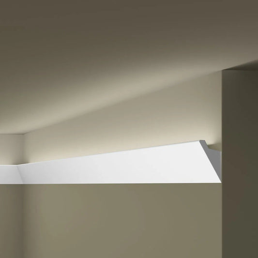 IL4 WALLSTYL 2M Ceiling Coving for LED Lighting on the grey ceiling | DecorMania UK 