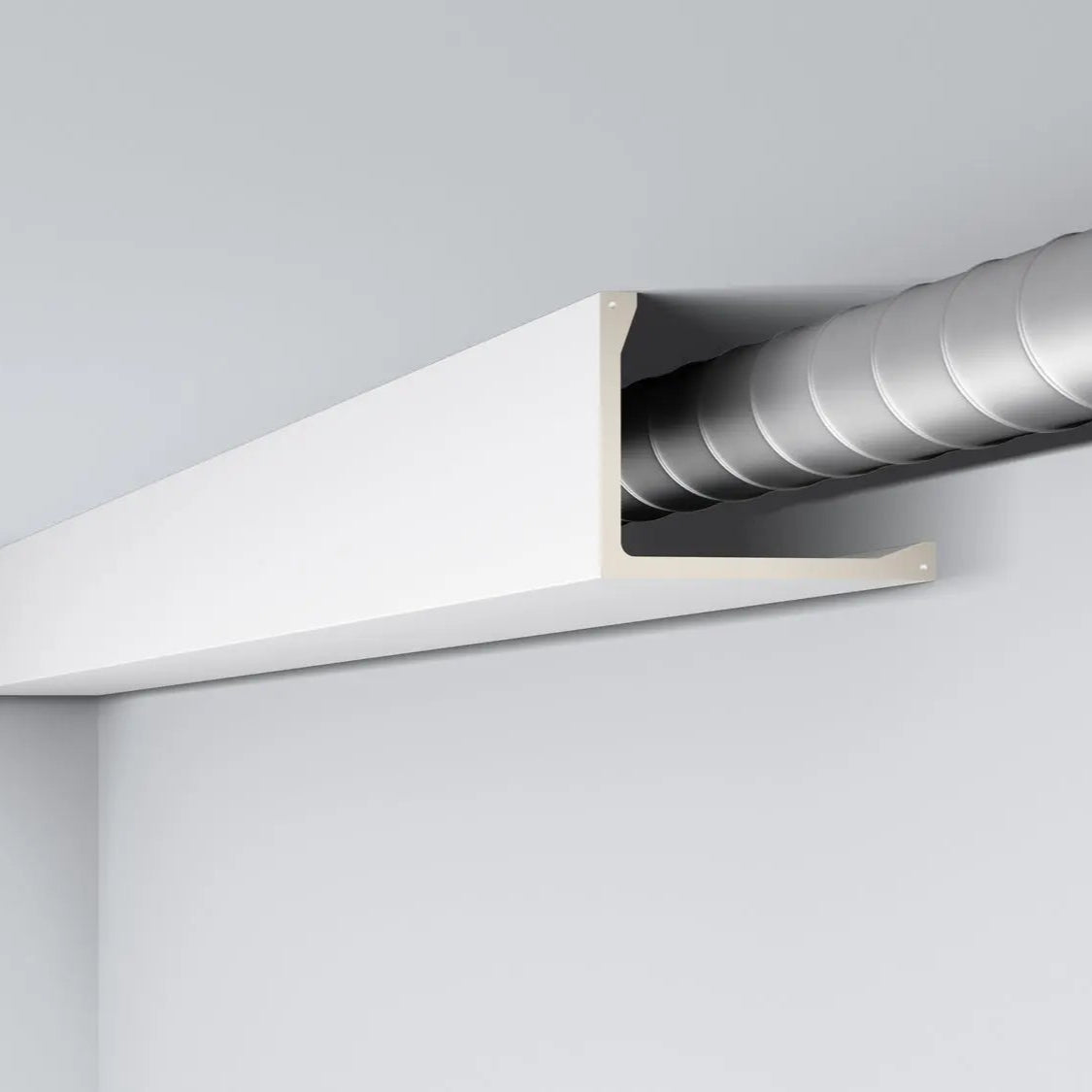 L2 ARSTYL 2M Functional Ceiling Coving for concealing ventilation pipes  | DecorMania UK