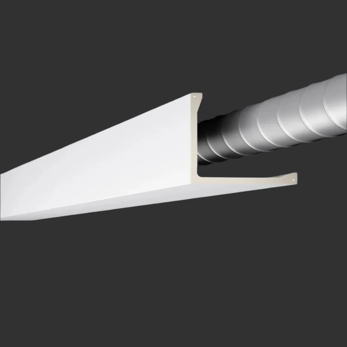 L2 ARSTYL 2M Functional Ceiling Coving for concealing ventilation pipes  | DecorMania UK