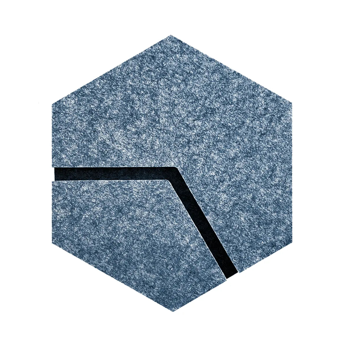 3D Felt Wall Tiles DECO2 light blue swatch on white background Decormania UK