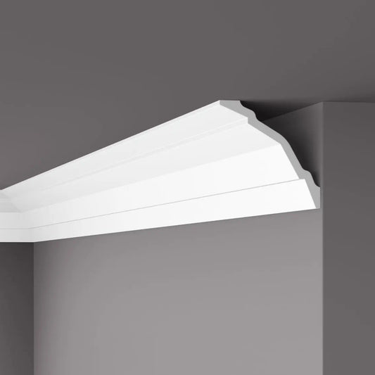 MIRANDA (WT24) 2M Ceiling Coving on a black background  DecorMania UK 