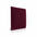 Burgundy upholstered padded wall panel in soft fabric finish
