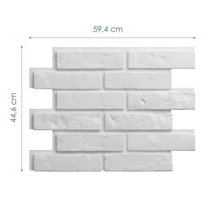 Dimensions of OLD BRICK 3D Wall Panel EPS - 3D Polystyrene Wall Panels | DecorMania UK 