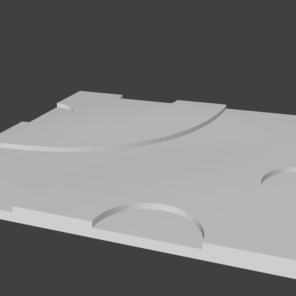 3D Gypsum Wall Panels Buttons Model DecroMania UK 