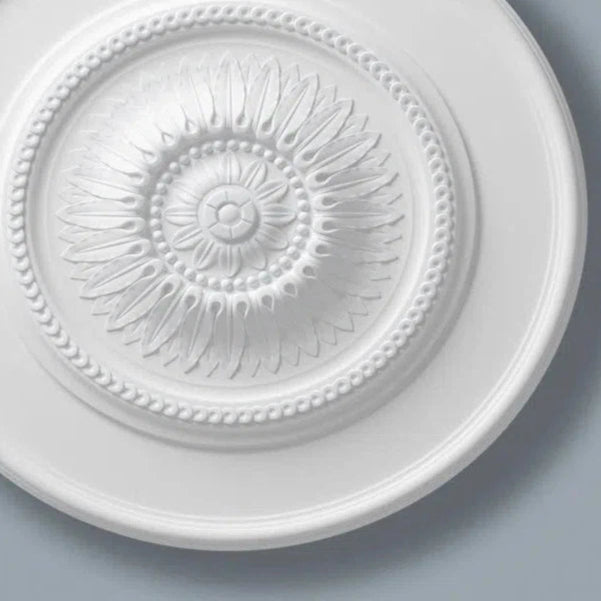 Close-up view of R20 ARSTYL Ceiling Rose | DecorMania UK 