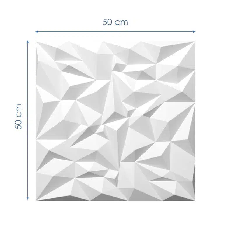 Dimensions of RHINESTONE 3D Wall Panel EPS - 3D Polystyrene Wall Panels | DecorMania UK 