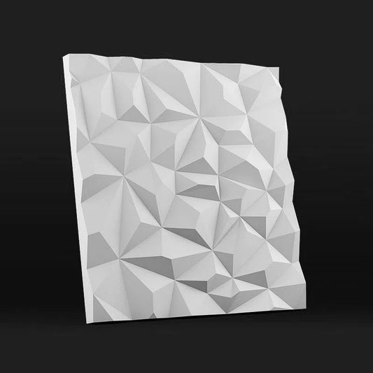Close-up view of 3d gypsum wall panel Model Rhinestone  | DecorMania UK