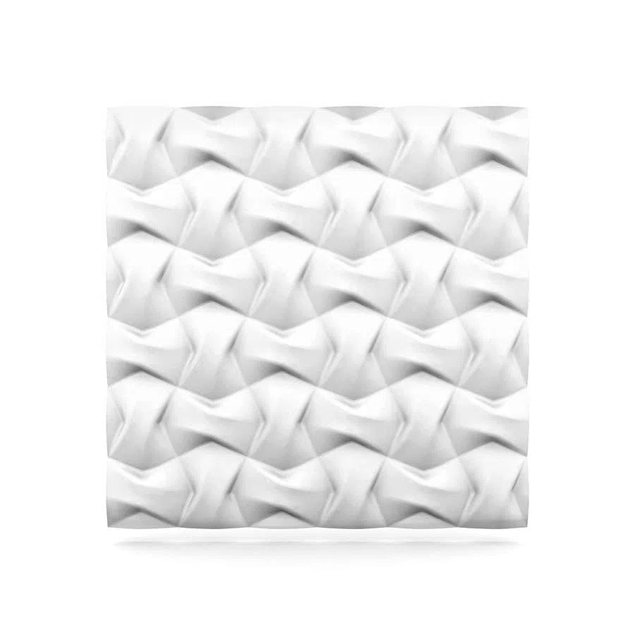 RIBBON 3D Wall Panel Model 09 - 3D Polystyrene Wall Panels on white background  | DecorMania UK 