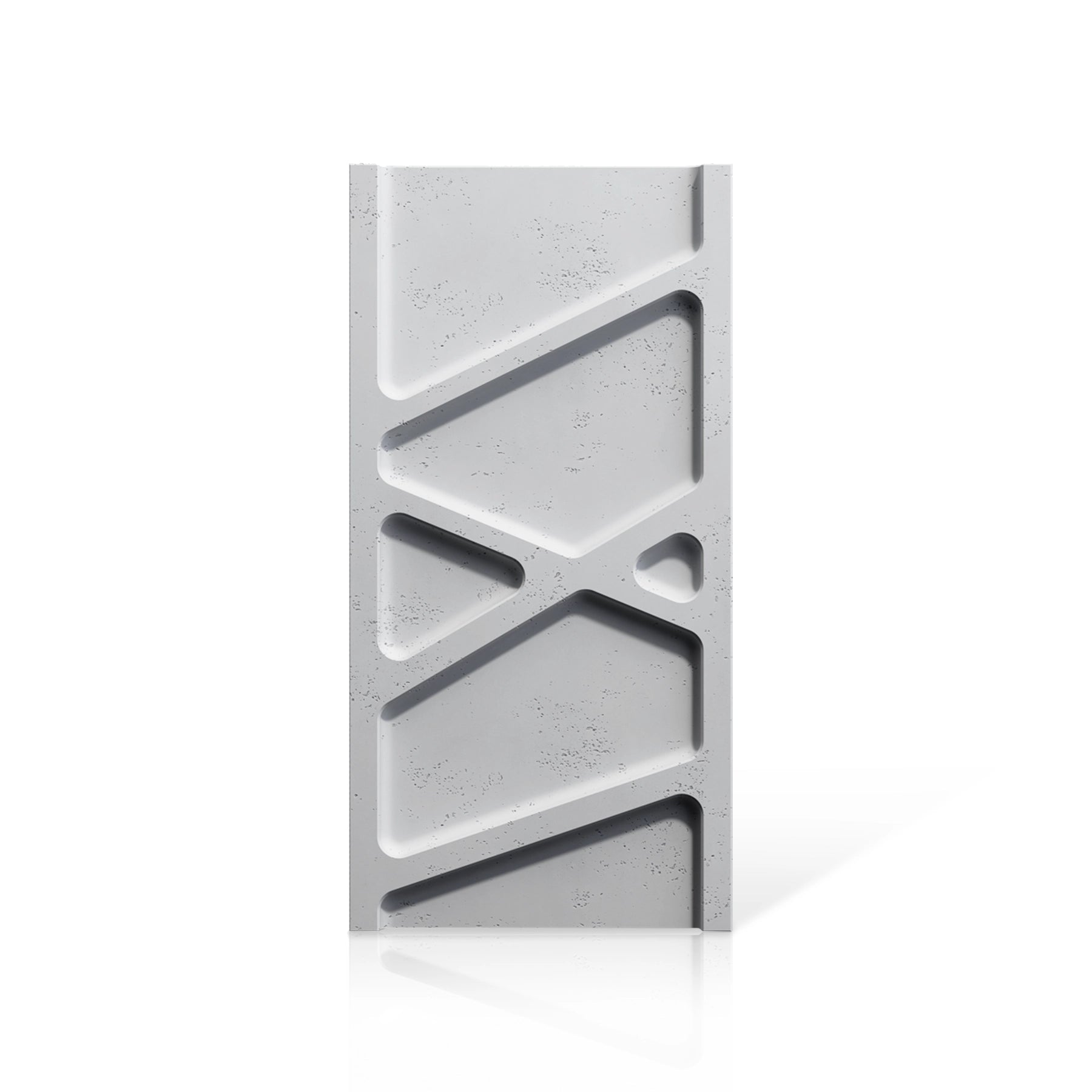 3D Concrete Wall Panels PARALELL colour swatch on white background DecorMania UK