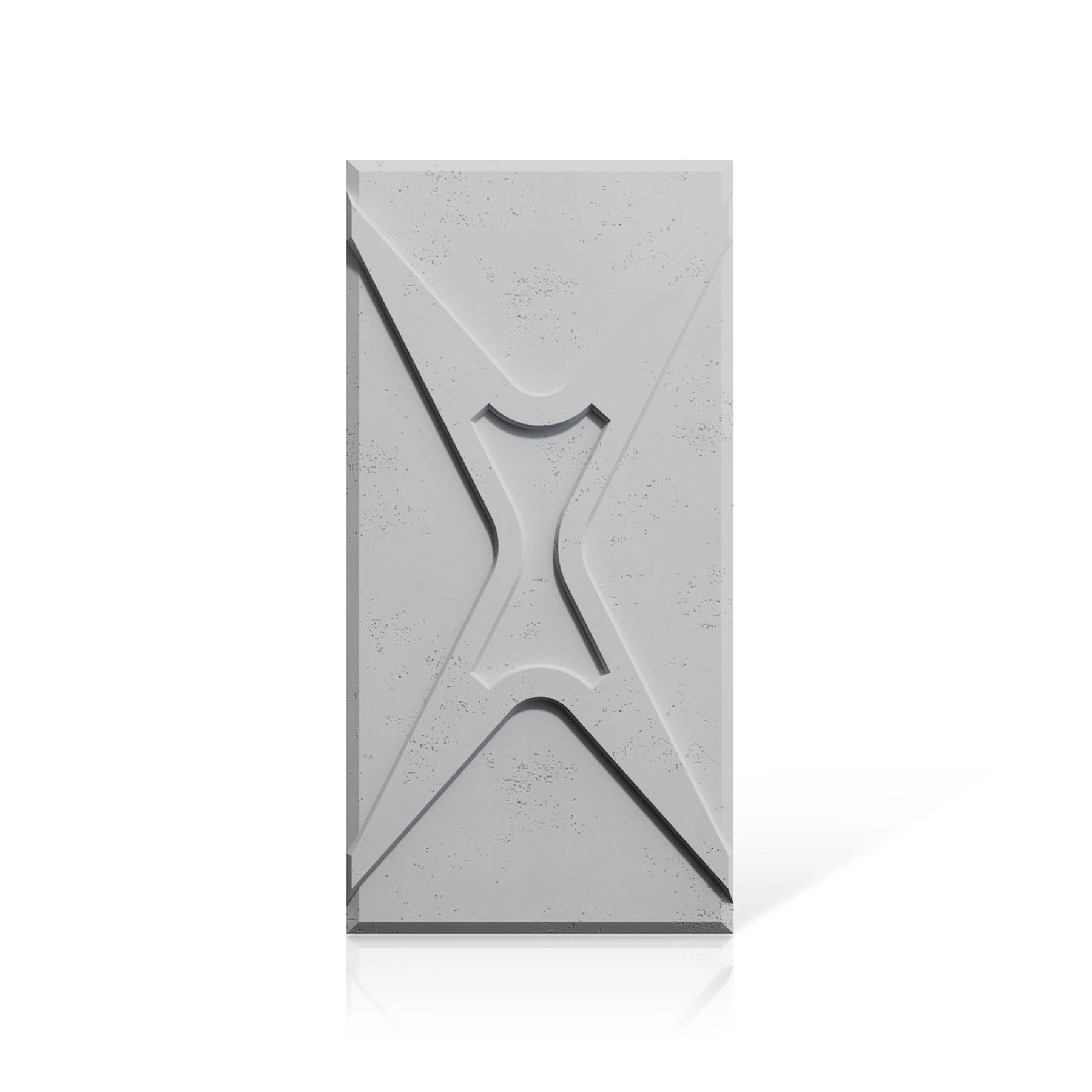 3D Concrete Wall Panels STARS colour swatch on white background DecorMania UK