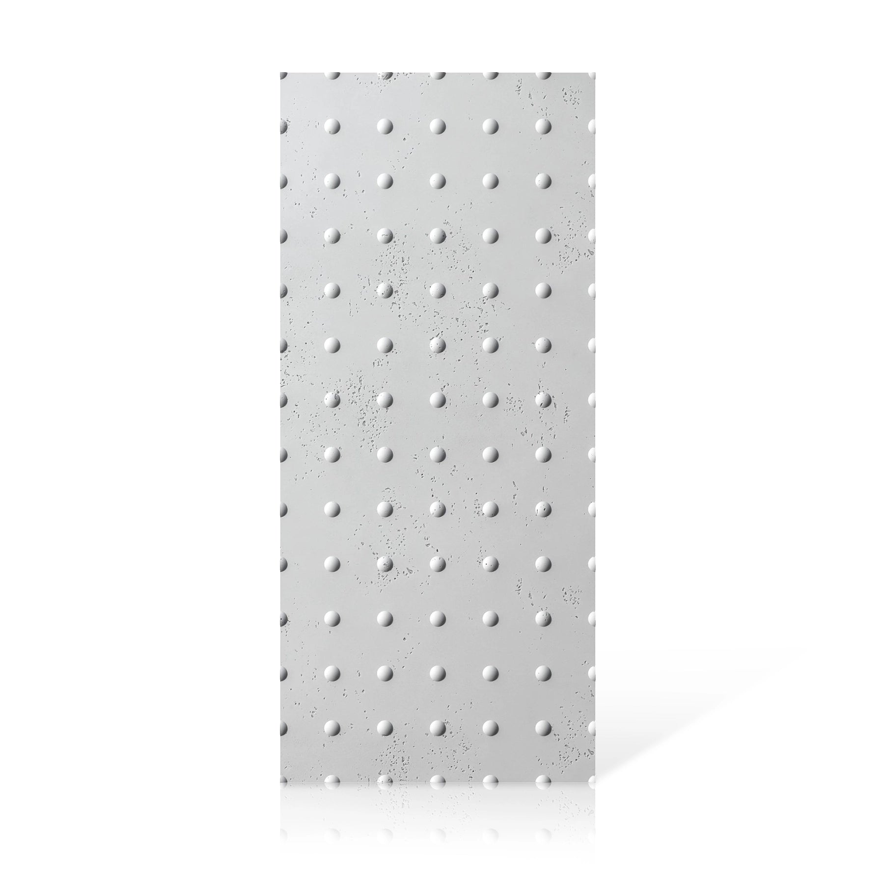 3D Concrete Wall Panels STEEL DOTS colour swatch on white background DecorMania UK