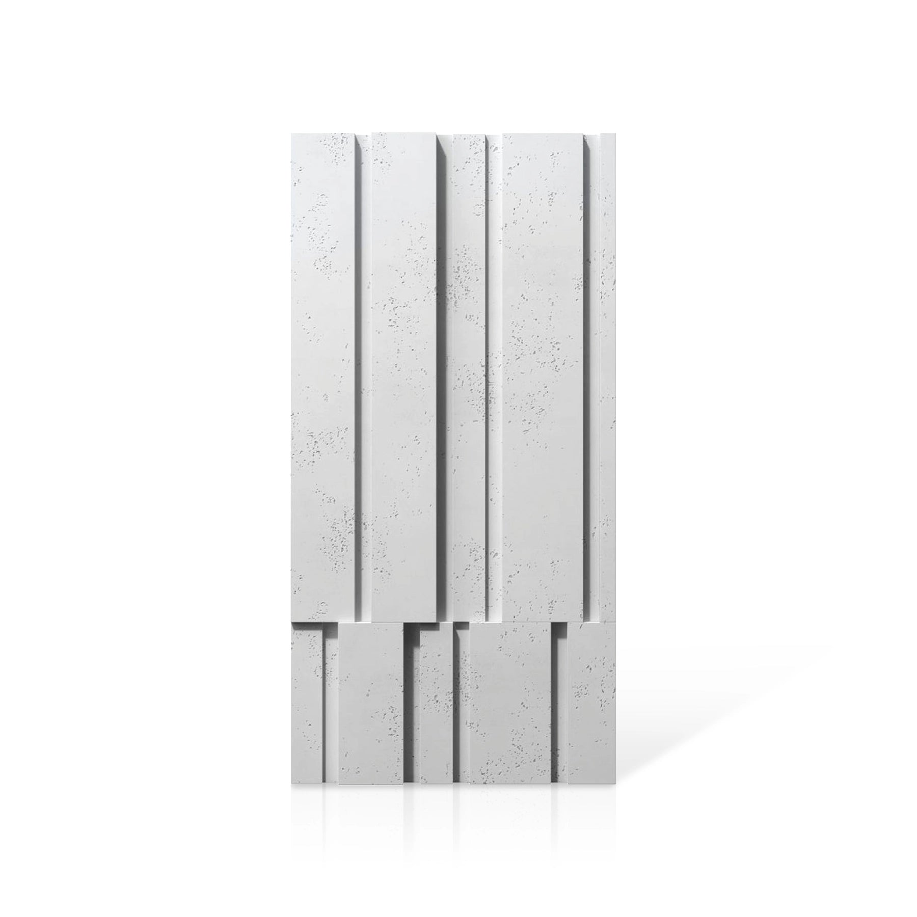 3D Concrete Wall Panels ROOFTOPS colour swatch on white background DecorMania UK