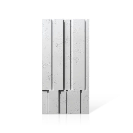 3D Concrete Wall Panels ROOFTOPS colour swatch on white background DecorMania UK