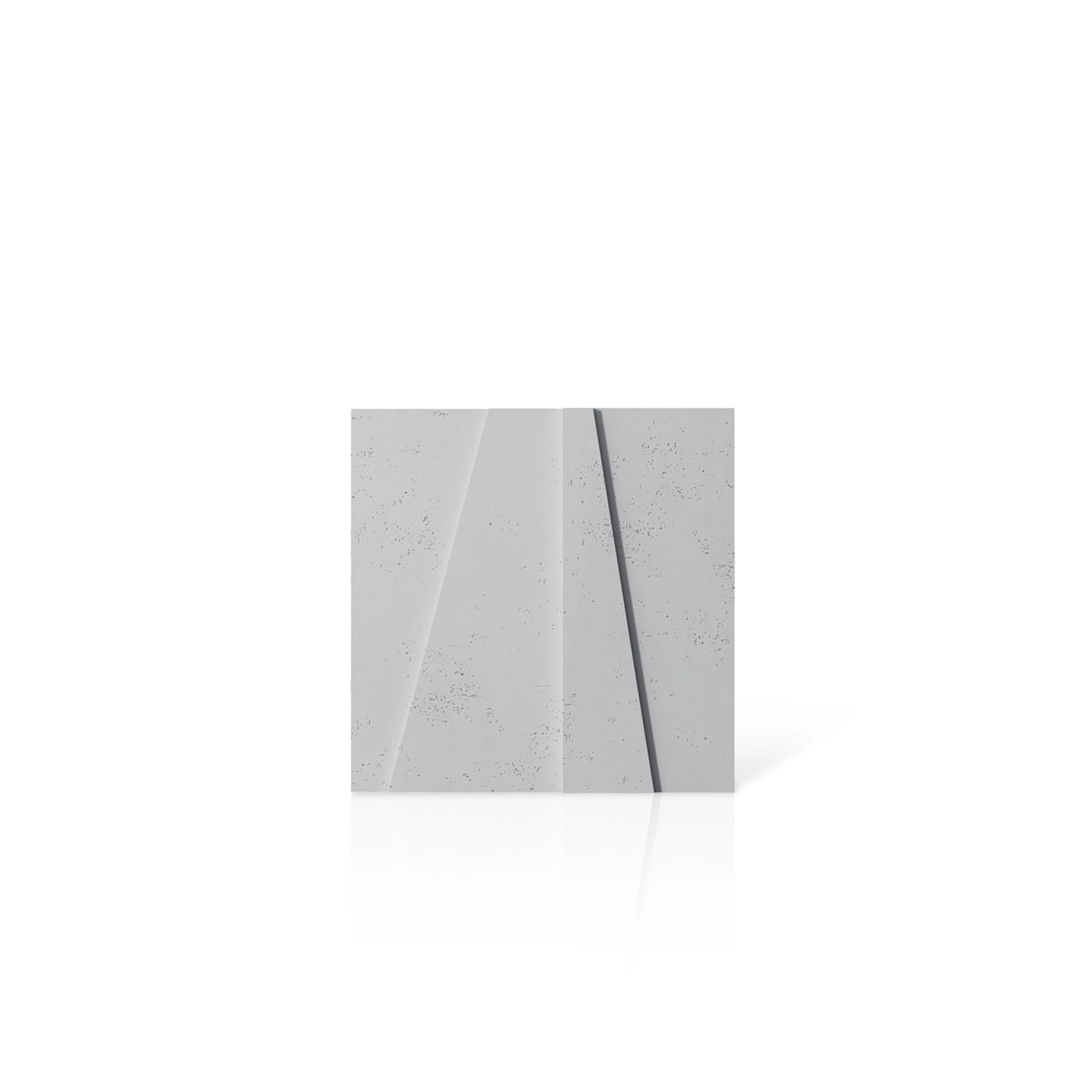 3D Concrete Wall Panels BOOKCASE colour swatch on white background DecorMania UK