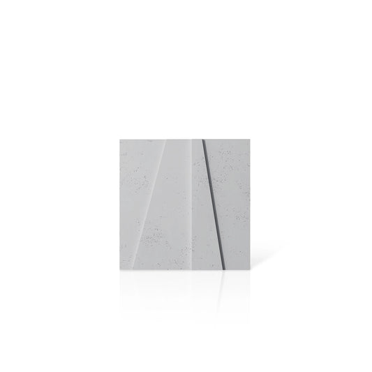 3D Concrete Wall Panels BOOKCASE colour swatch on white background DecorMania UK