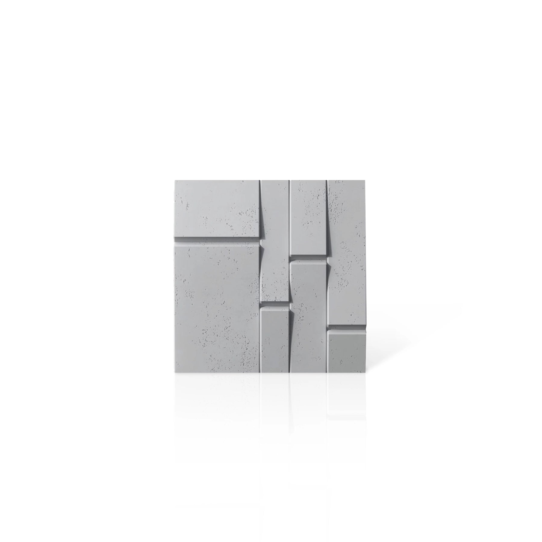 3D Concrete Wall Panels BREAK OUT colour swatch on white background DecorMania UK
