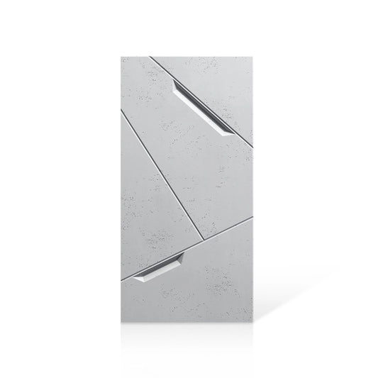 3D Concrete Wall Panels STOWAWAY colour swatch on white background DecorMania UK