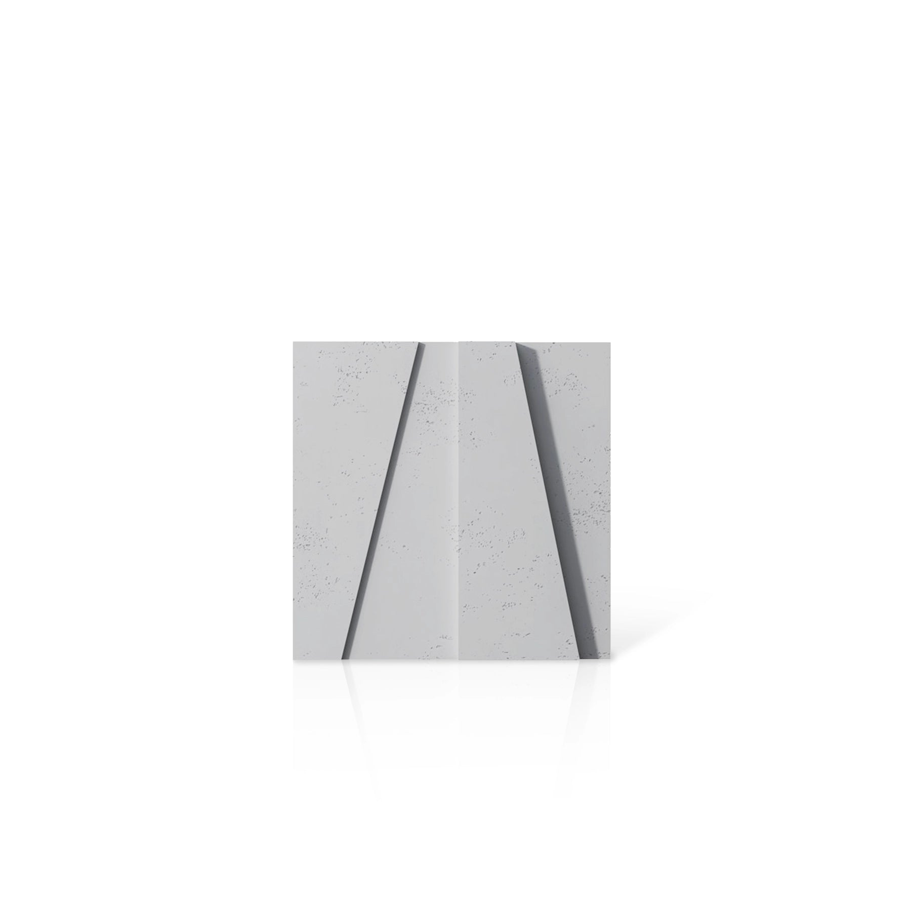 3D Concrete Wall Panels BOOKCASE colour swatch on white background DecorMania UK