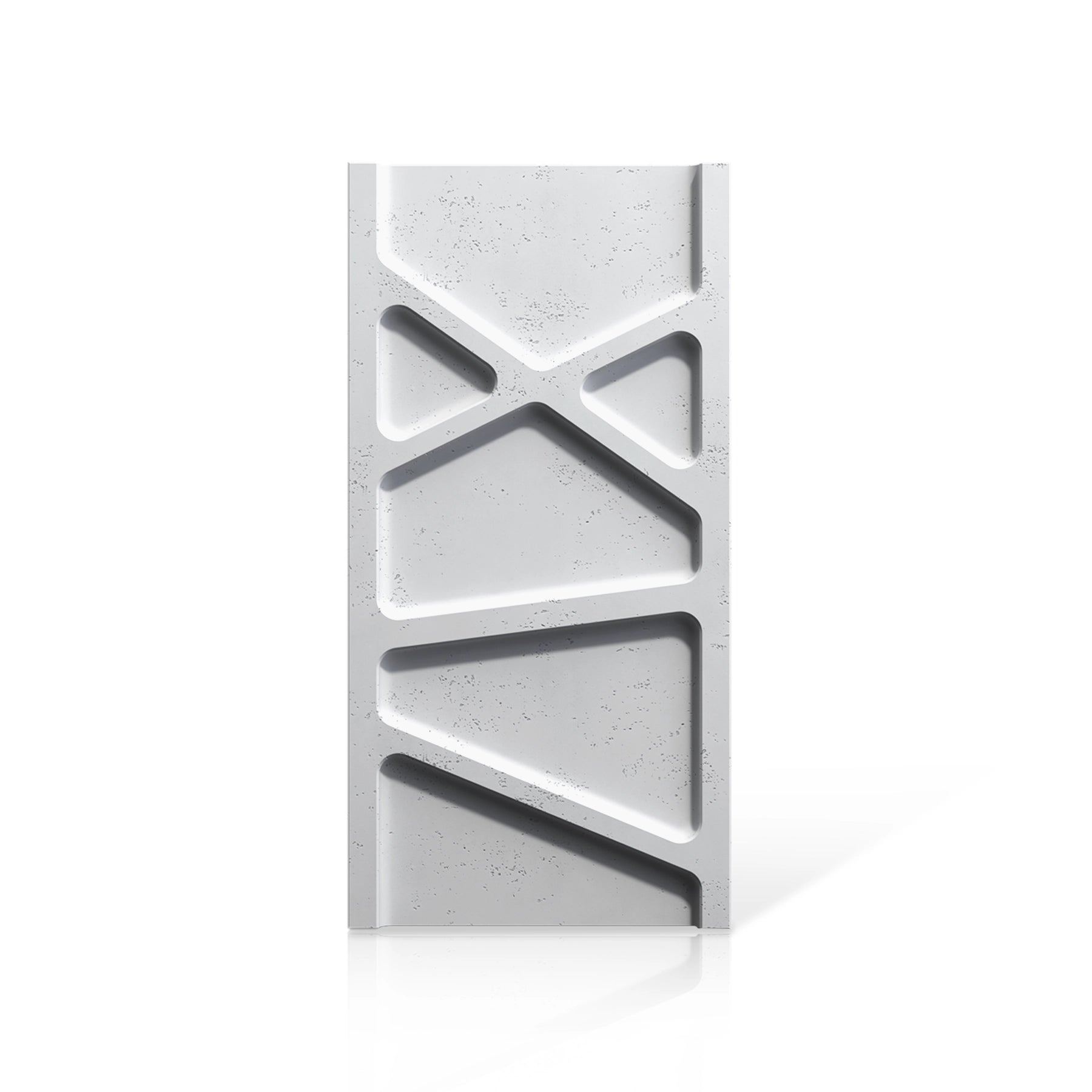 3D Concrete Wall Panels PARALELL colour swatch on white background DecorMania UK