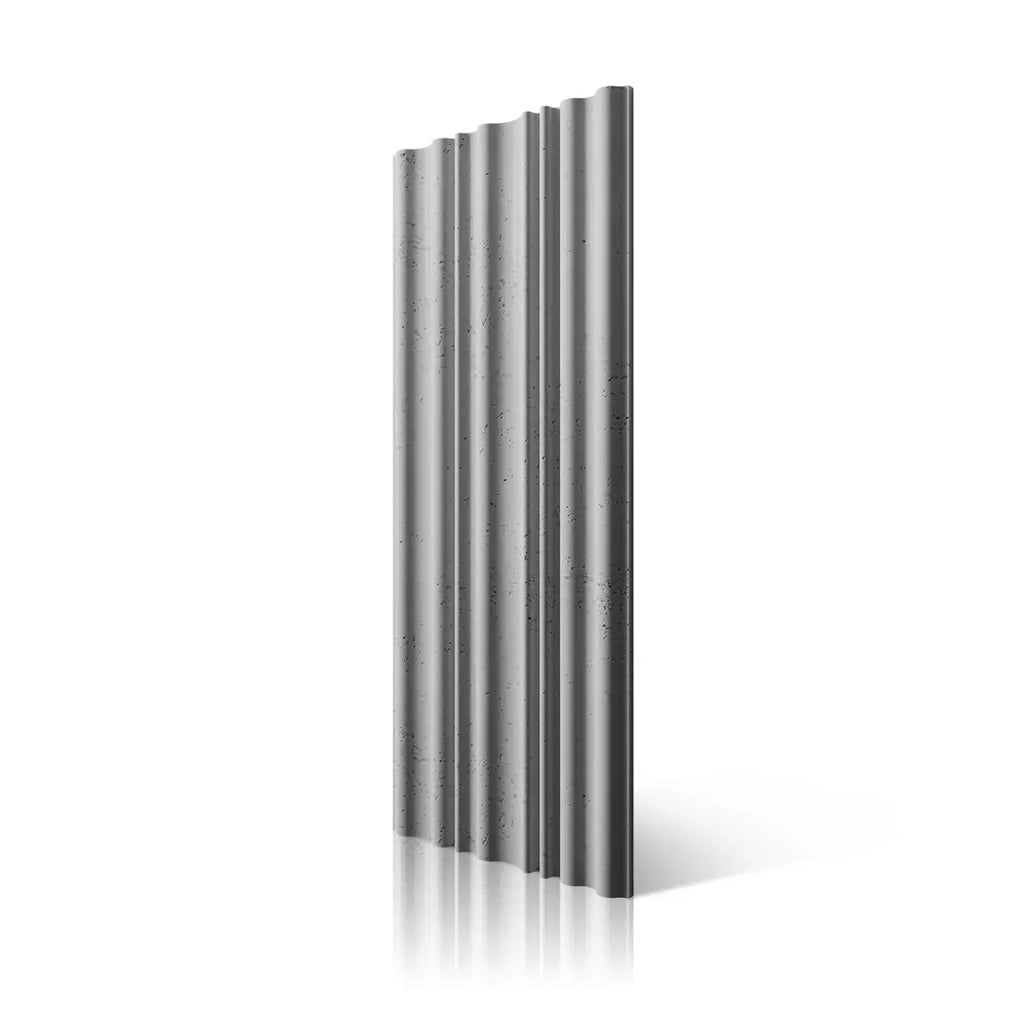 3D Concrete Wall Panels s51  CURTAINS colour on white background DecorMania UK
