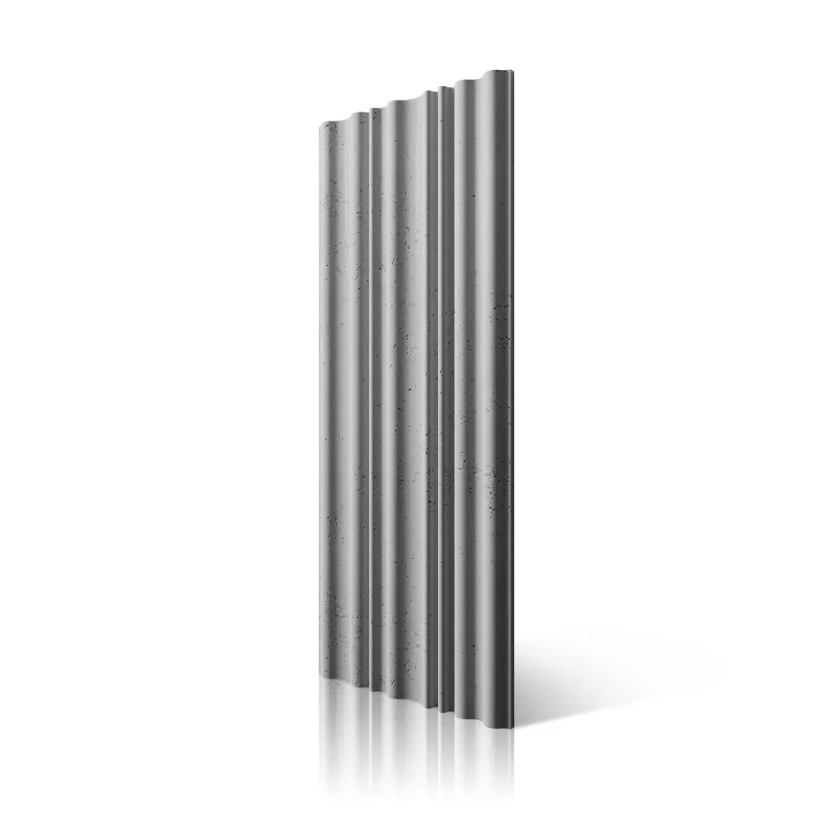 3D Concrete Wall Panels s51  CURTAINS colour on white background DecorMania UK