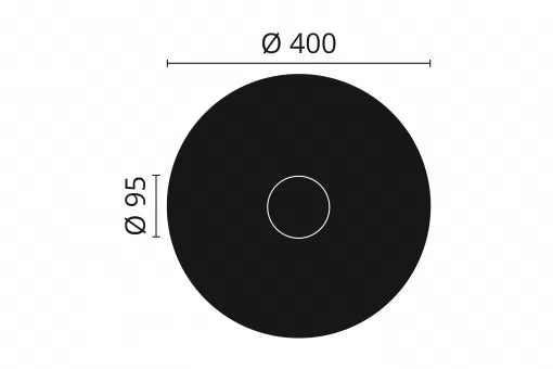 Dimensions of SARA (R1520) Ceiling Rose | DecorMania UK 
