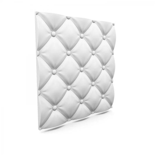 SOFT BUTTONS 3D Wall Panel Model 03 - 3D Polystyrene Wall Panels on white background | DecorMania UK 