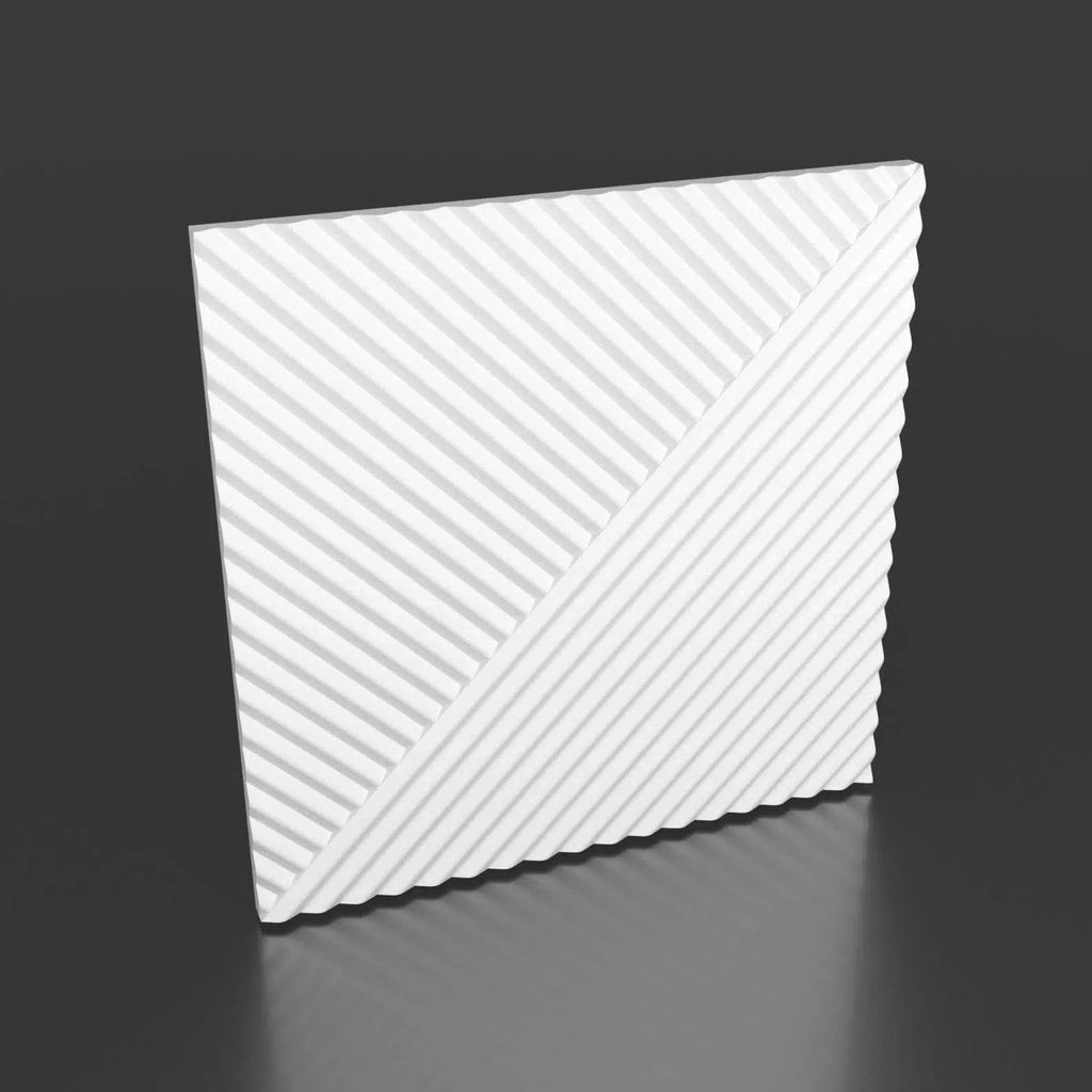 STRIPES 2 - 3D Wall Panel EPS - 3D Polystyrene Wall Panels on black background | DecorMania UK 
