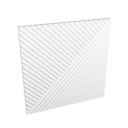 STRIPES 2 - 3D Wall Panel EPS - 3D Polystyrene Wall Panels on white background  | DecorMania UK