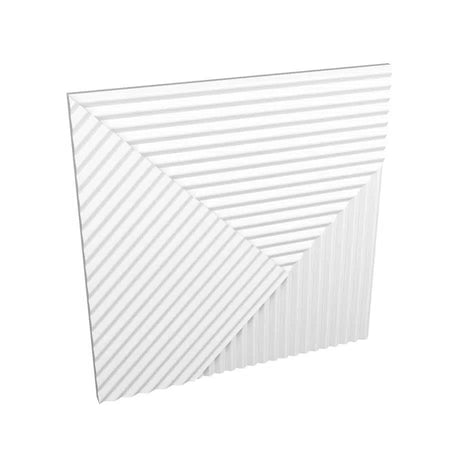 STRIPES 3D Wall Art - Polystyrene Panel on white background  | DecorMania UK
