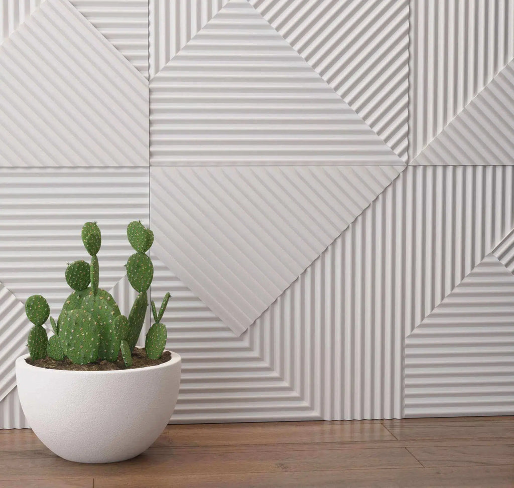 STRIPES 3D Wall Panel EPS - 3D Polystyrene Wall Panels | DecorMania UK 