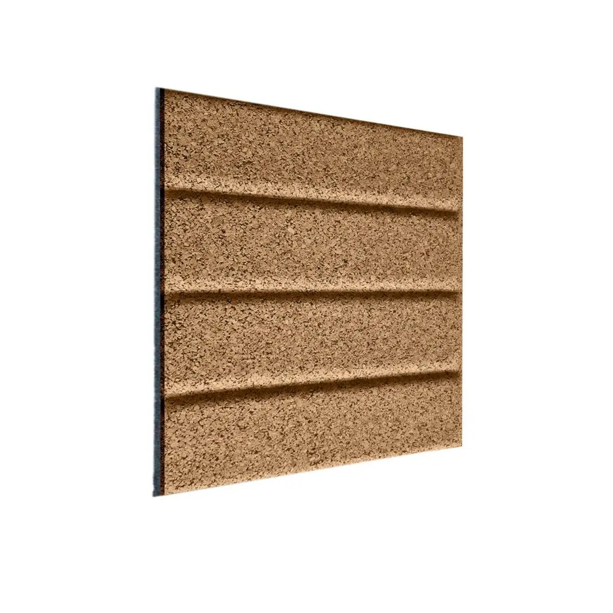Close-up view of STRIPES - Acoustic Cork Wall Panels sample | DecorMania UK