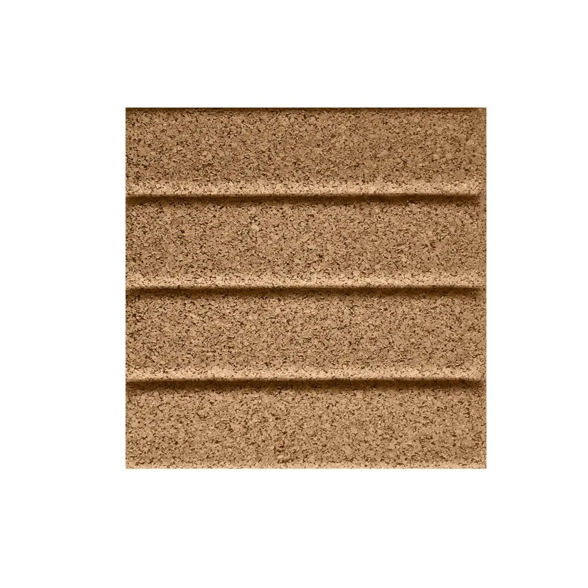 Close-up view of STRIPES - Acoustic Cork Wall Panels | DecorMania UK