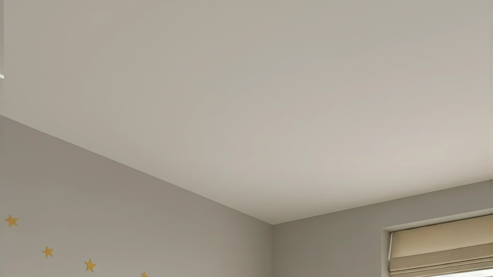 Suspended Ceiling panels acoustic felt before with plain ceiling