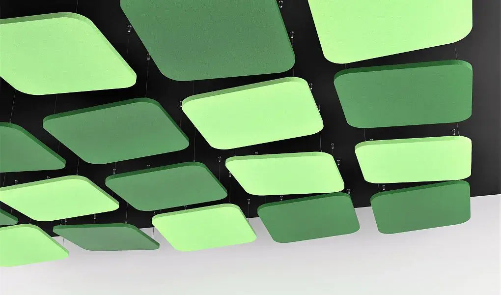 Tele AIR - Acoustic Suspended Ceiling Panel green composition Decormania UK