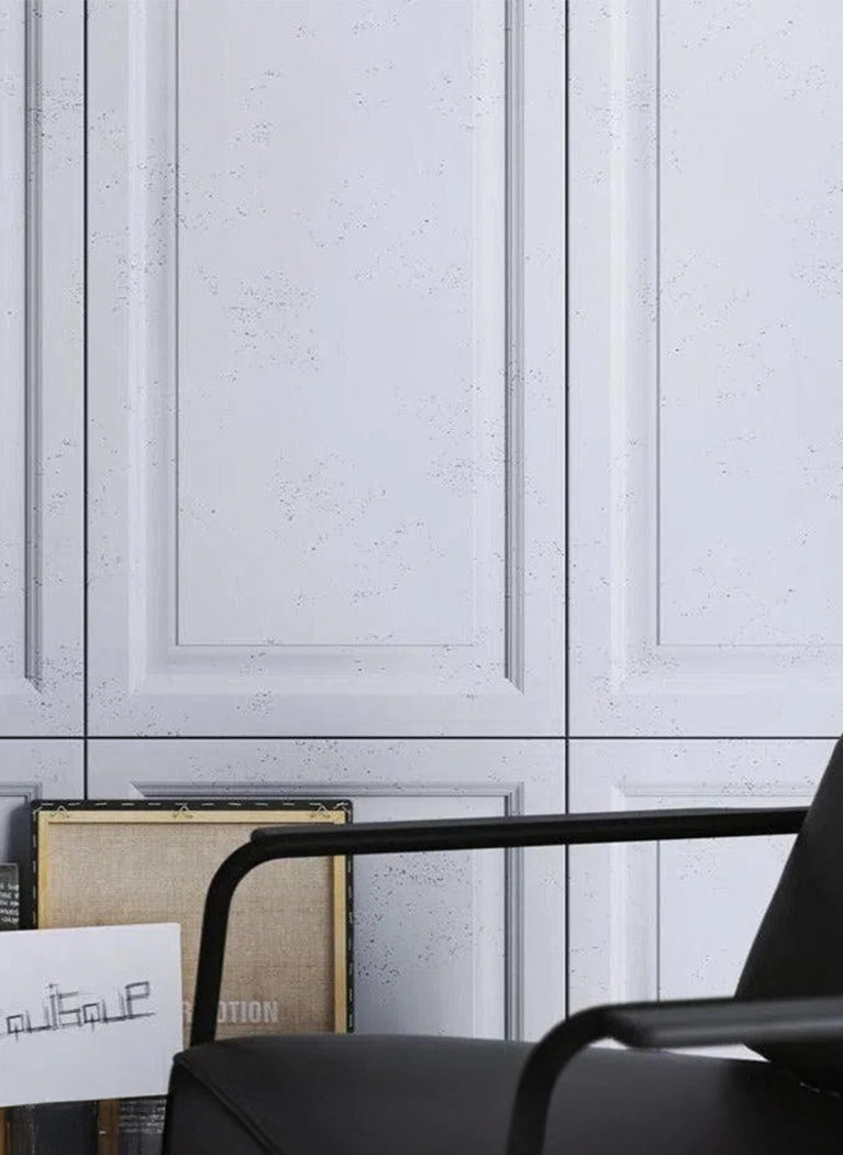 3d concrete wall panels in white modern interior decormania uk