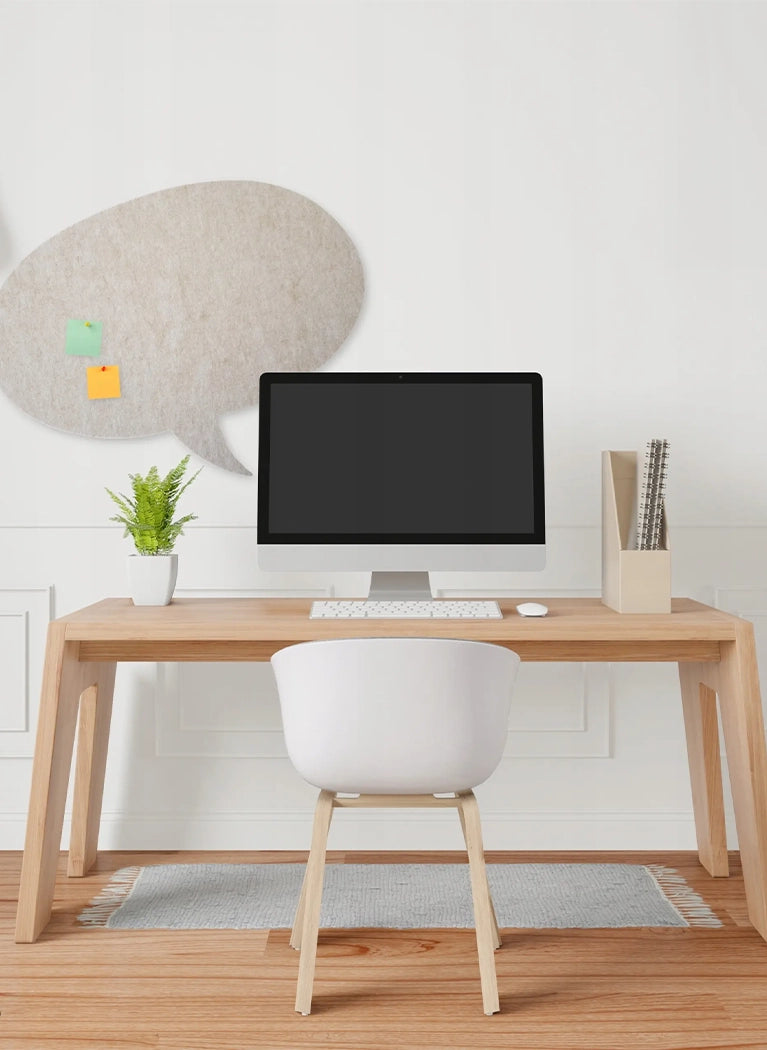 Bulletin Felt Pin Board - BUBBLE in office interior Decormania UK