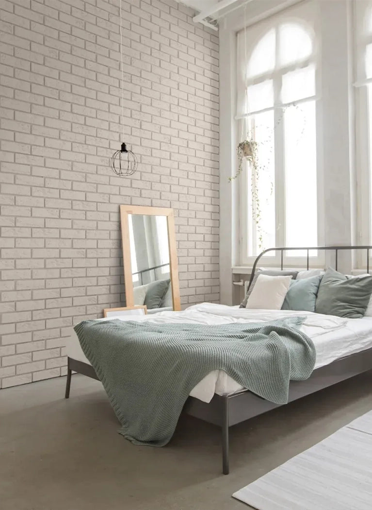 Brick Slips BOSTON Concrete Interior & Exterior - Box Decormania Adhesive and Accessory in bedroom interior Decormania UK