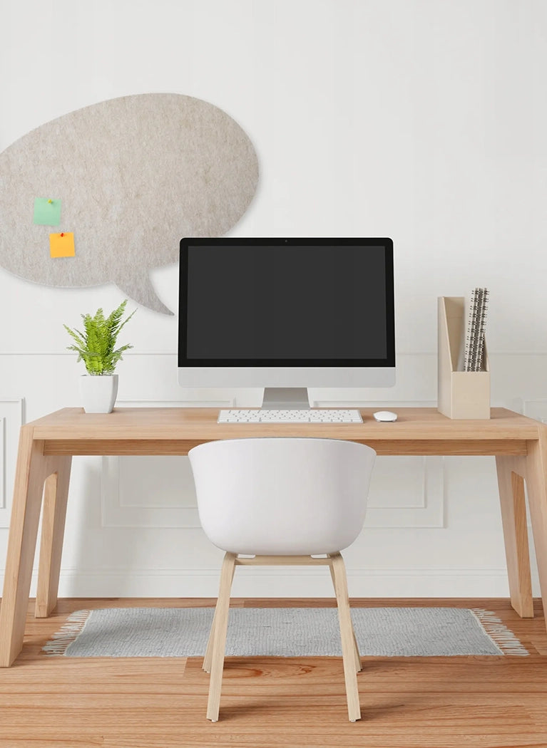 Bulletin Felt Pin Board - BUBBLE in office interior Decormania UK