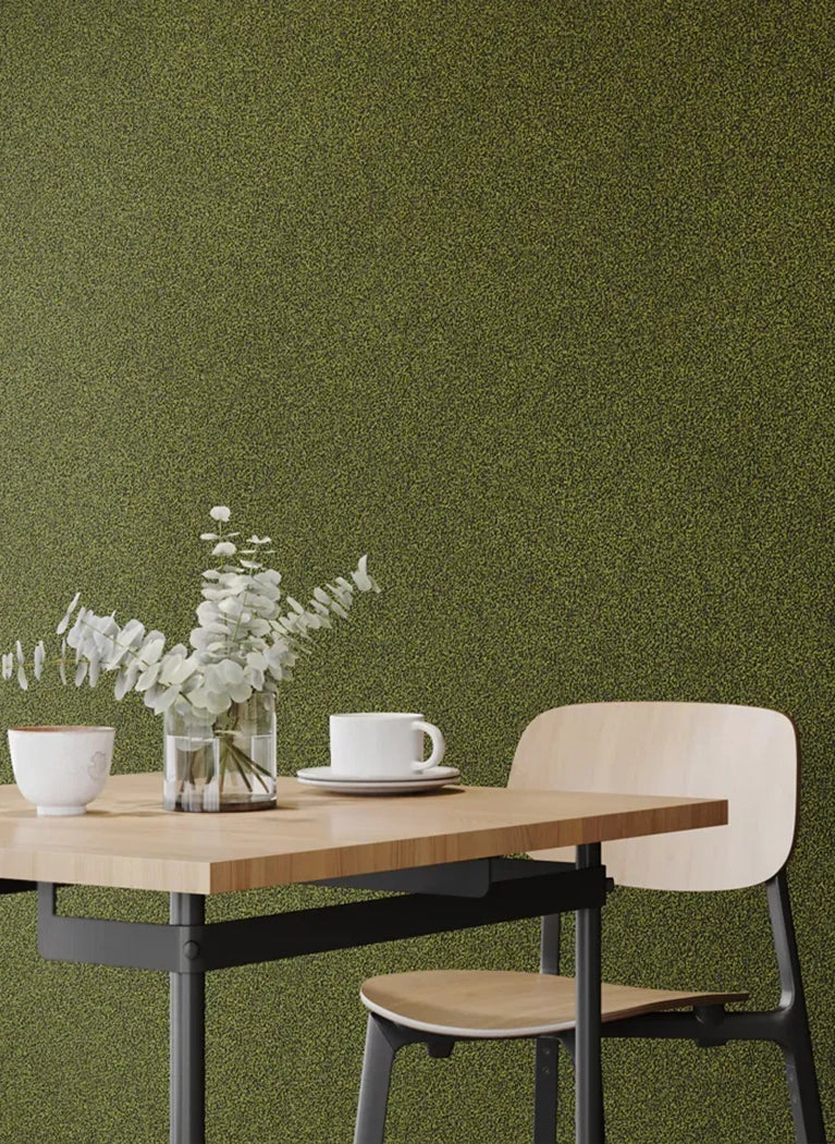 Plain Acoustic Wallpaper Wool feature wall DecorMania UK