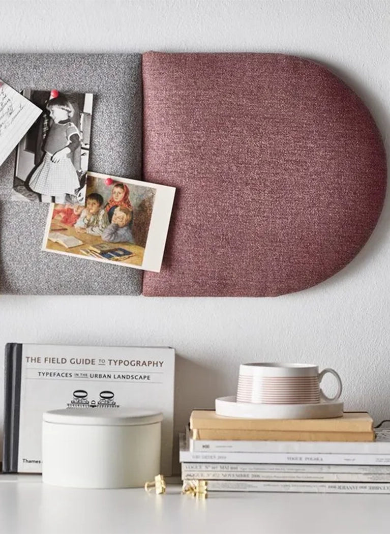 Upholstered wall panels set with clutter- DecorMania UK