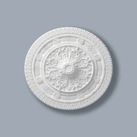 VICTORIA R25 Ceiling Rose on light background | DecorMania UK 