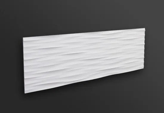 ARSTYL® WAVE Wall Panels on a black background, showcasing its elegant wave texture | DecorMania UK